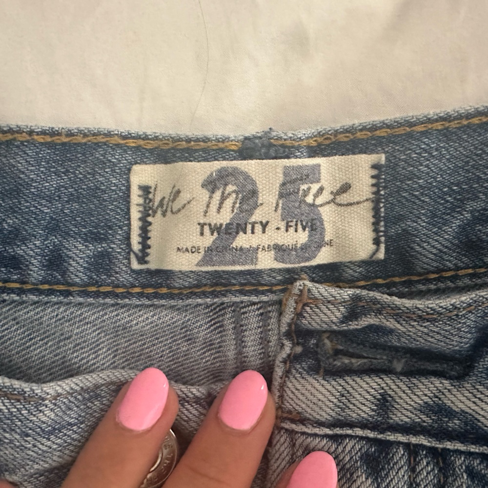 Free people jean shorts